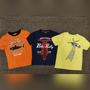 Gymboree Boys Bundle Of Graphic T-Shirts - Pack of 3, Size 4